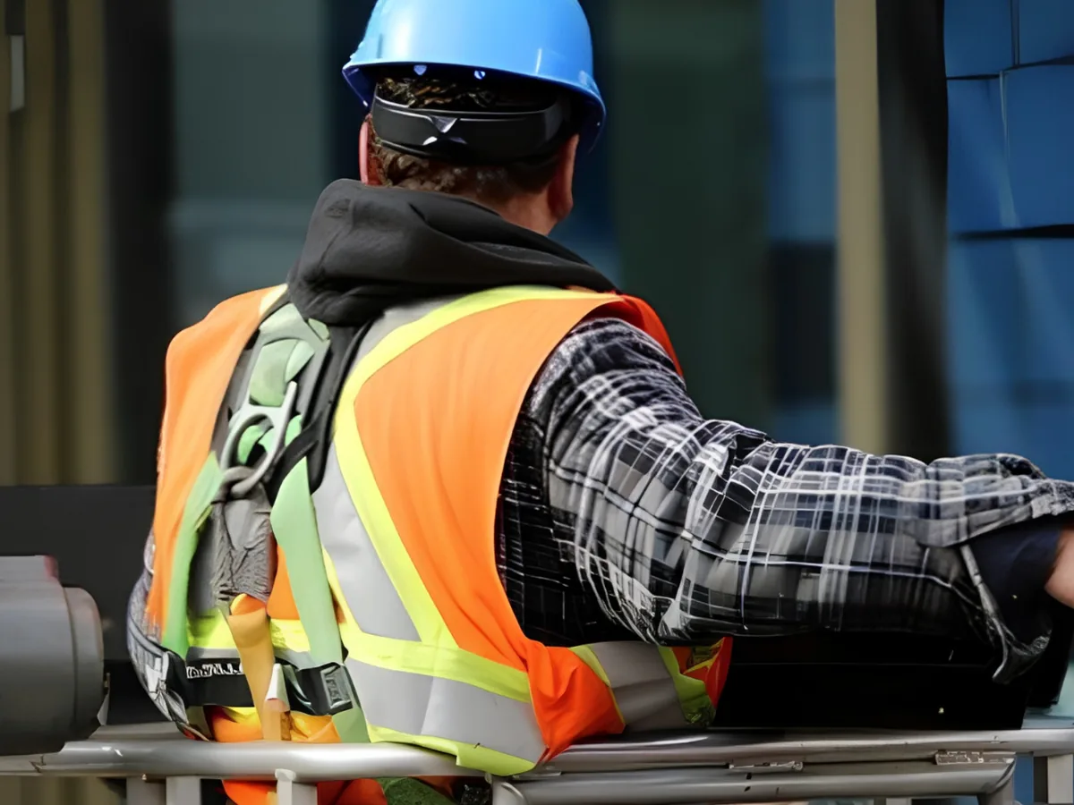 Personal técnico supervisando trabajos de construcción