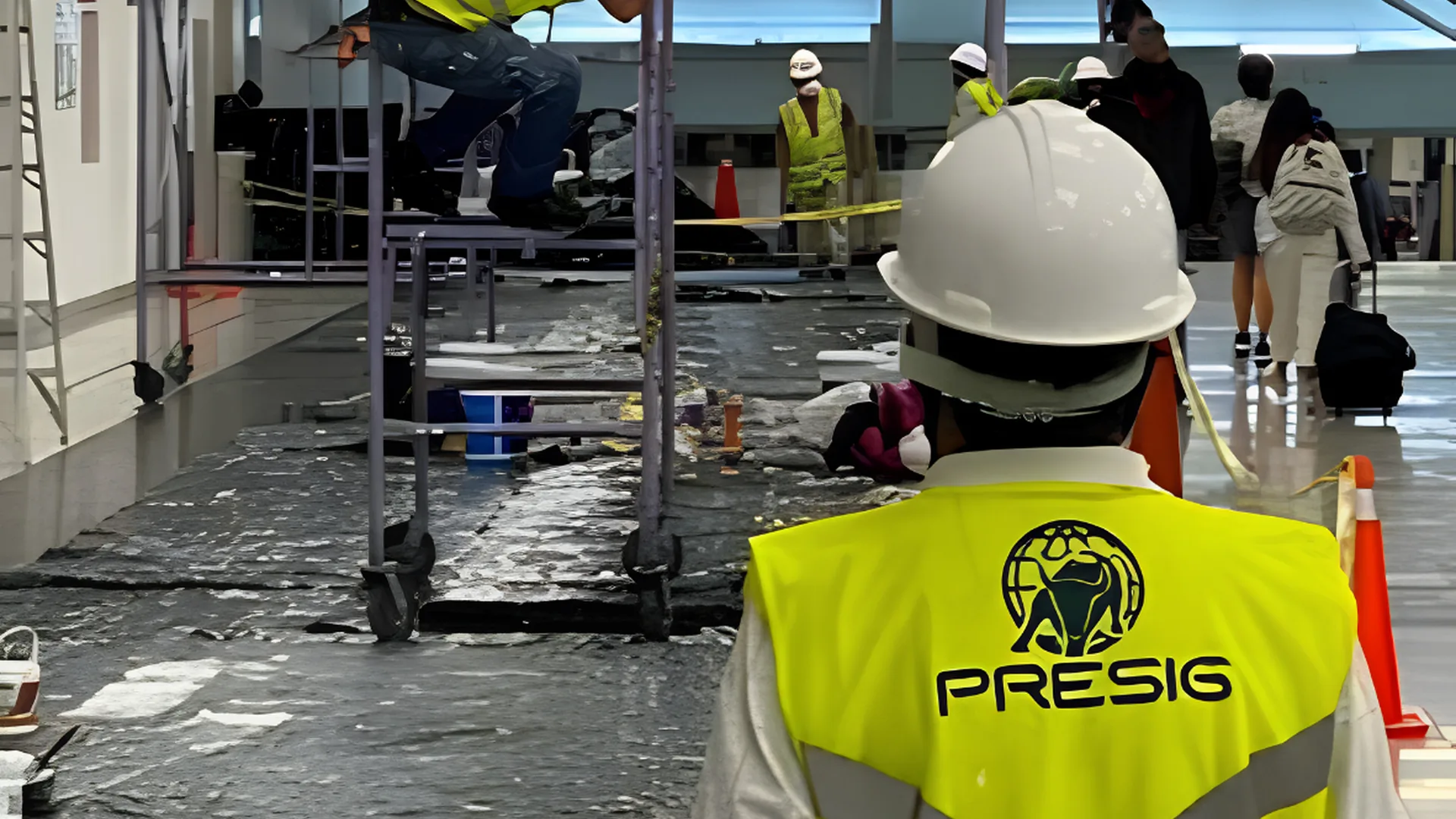 Equipo PRESIG ejecutando obra en sitio